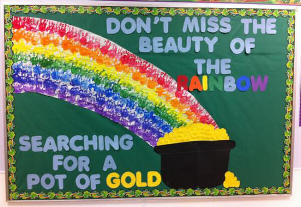 Rainbow Bulletin Boards for Classroom Creative Rainbow Themed Bulletin Board For Your Classroom
