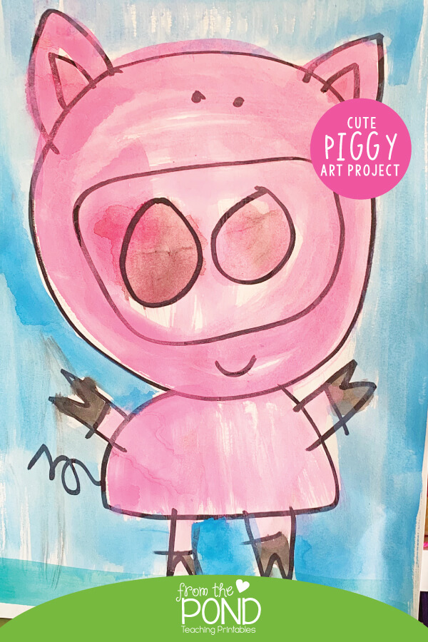 Cute Little Pigs Art Project