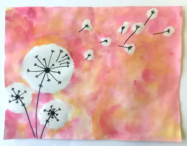Creative Art Projects for 4th Grade Dandelion Puffs Art Lessons For Grade 4