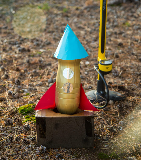 DIY A Bottle Rocket Outdoor Science Projects and Activities