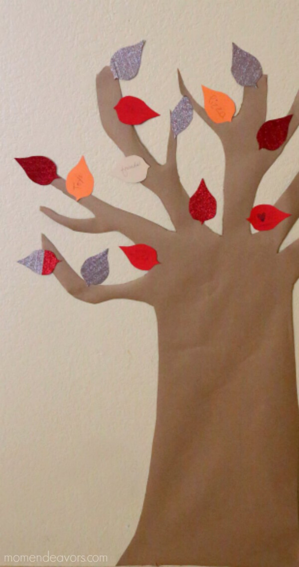 DIY Gratitude Tree Craft project for Kids