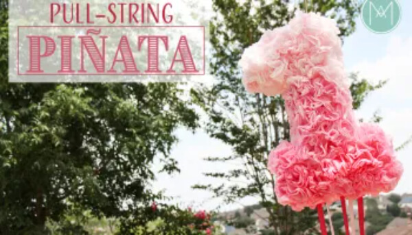 DIY Pull String Unicorn Pinata Idea DIY Piñatas for Birthday Party
