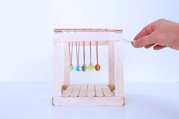  DIY Science Newton’s Cradle At Home Science Fair Projects & Experiments for 8th Grade