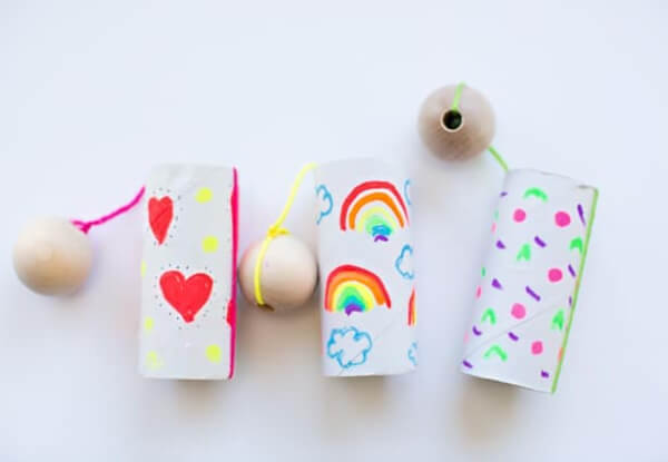 DIY Toliet Paper Roll Game Craft Ideas For Kids