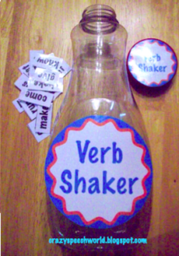 Fun Activities for Teaching Verbs DIY Verb Shaker Activity For Teaching Verb Tenses