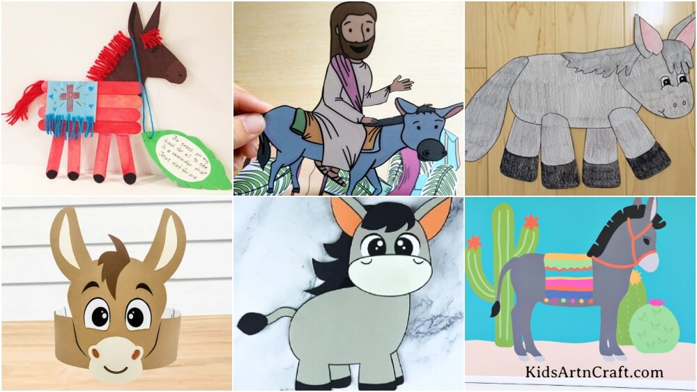 Donkey Crafts & Activities for Kids