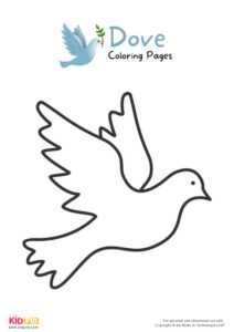 Dove Coloring Pages For Kids – Free Printables - Kids Art &amp; Craft