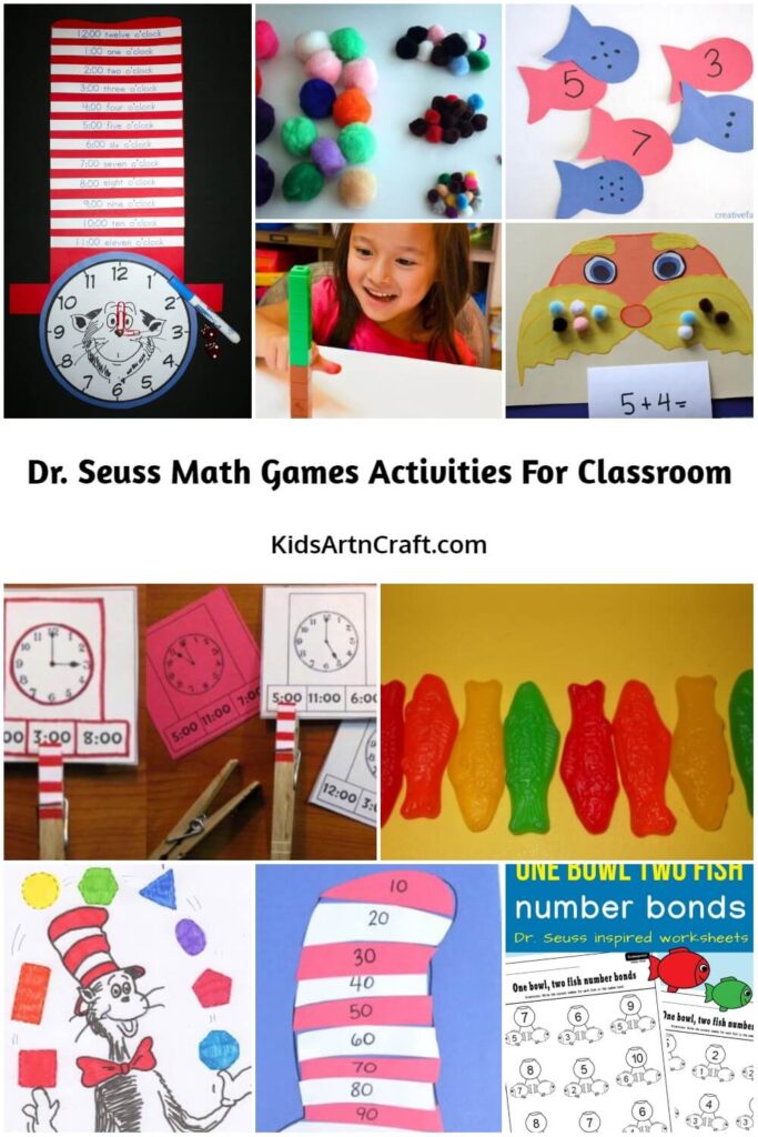 Dr. Seuss Math Activities And Games For Classroom