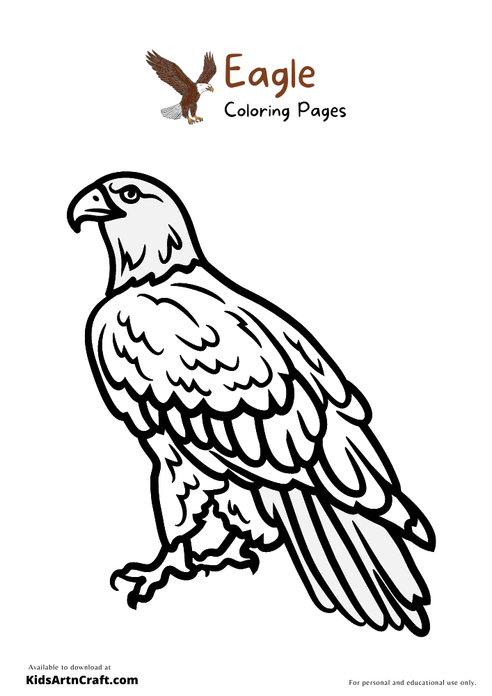 Eagle Coloring Pages for Kids – Free Printables
