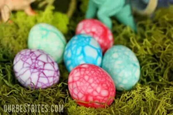 Dye Easter Eggs for Kids Easter Dinosaur Eggs Craft For Kids