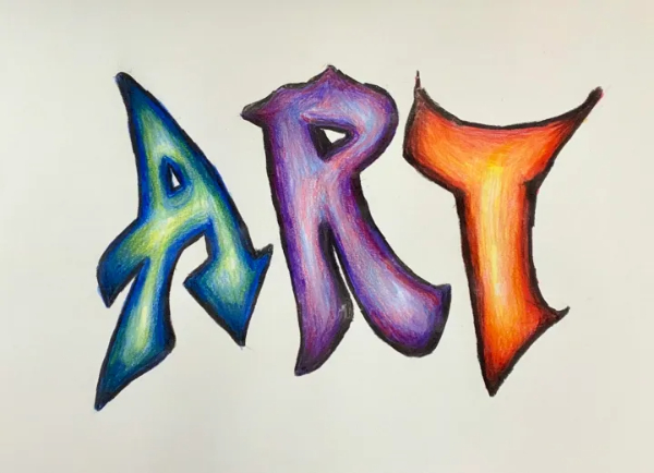 Easy Colored Pencil Art Ideas For Kids At School