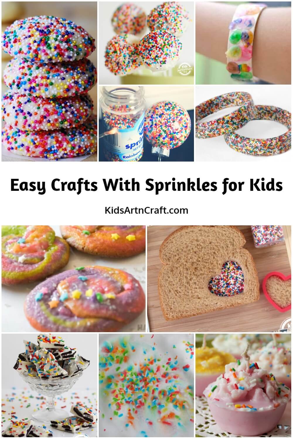Easy Crafts with Sprinkles for Kids