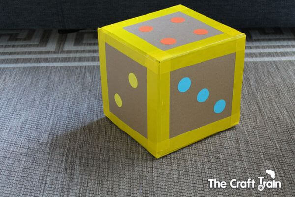 Easy DIY Giant Dice Craft For Kids