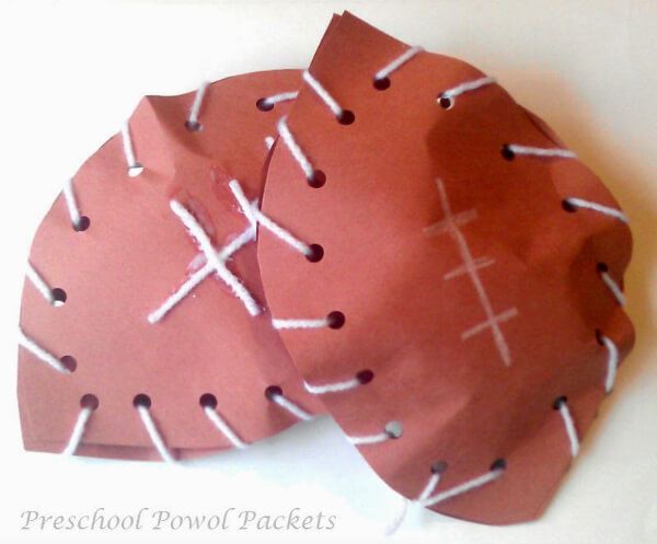 Easy Football Craft For Preschoolers Football Crafts & Activities for Kids
