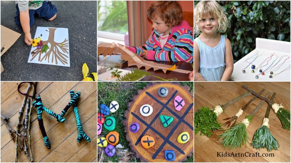 Easy Nature Crafts and Activities for Kids