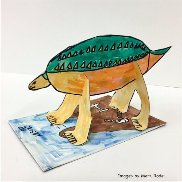 Easy Paper Dinosaur Sculptures  For Kindergarten  Dinosaur Activities and Crafts For Kids