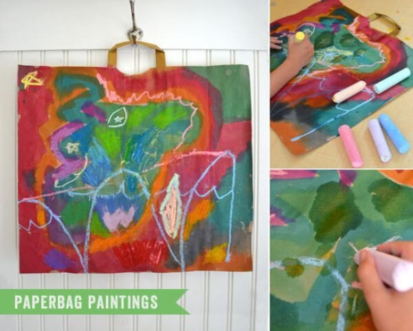 Easy Paperbag Paintings Craft Ideas