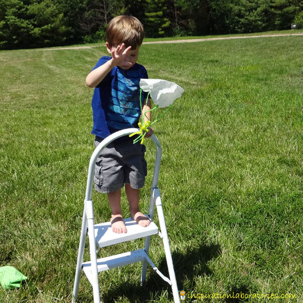 Easy Parachute Science Experiment for Kids
