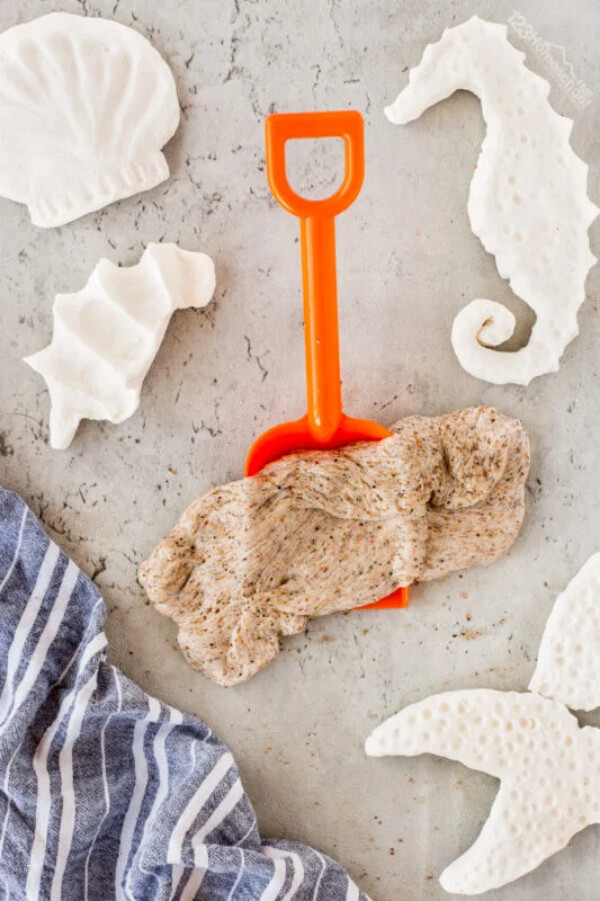Summer Craft Ideas for Kids Easy Sand Slime Recipe For Preschoolers