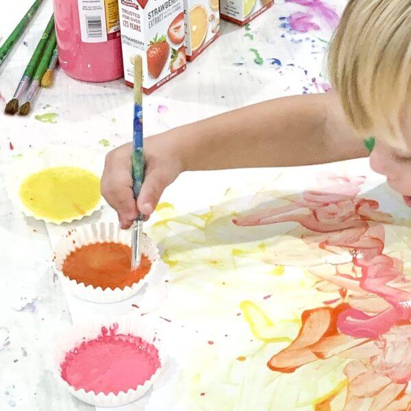 Easy scented Paint Sense Art Project For Kids