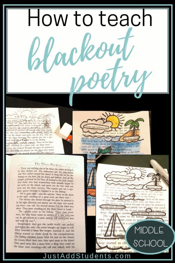Easy Steps Blackout Poem Activity For Classroom
