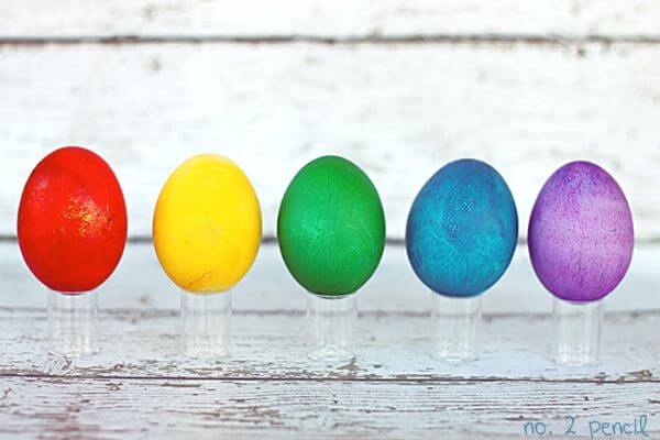 Dye Easter Eggs for Kids Easy To Coloring Way Of Rainbow Easter Egg