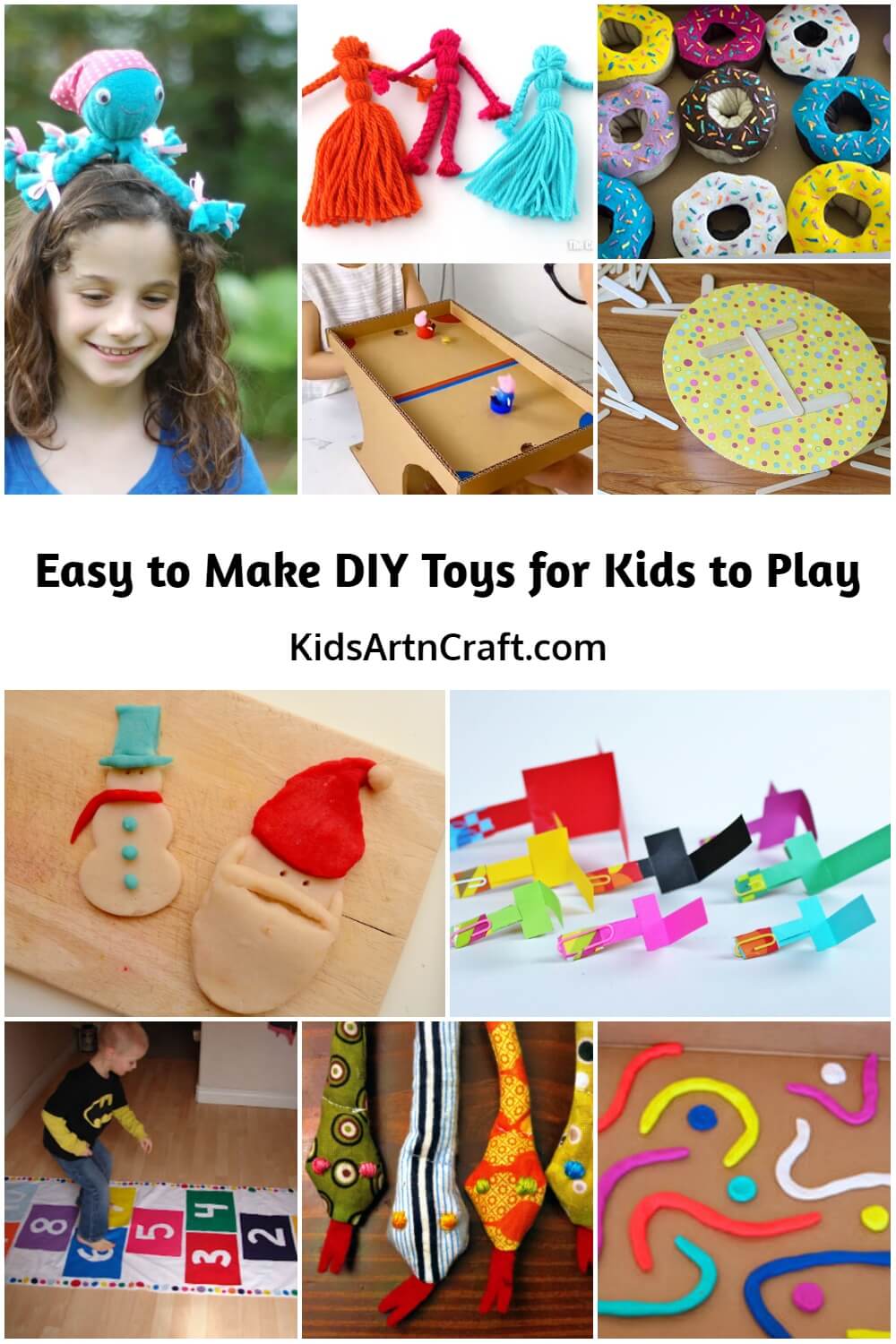 Easy to Make DIY Toys for Kids to Play