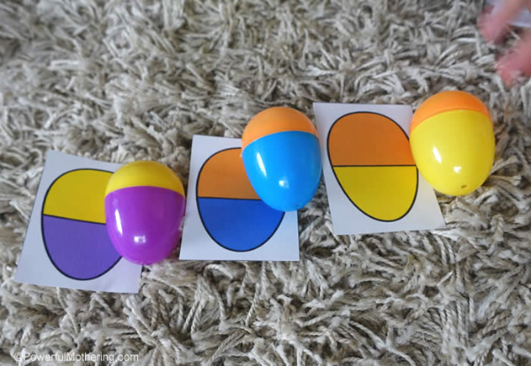 Eggs Color Sorting Fun Activities For Kids