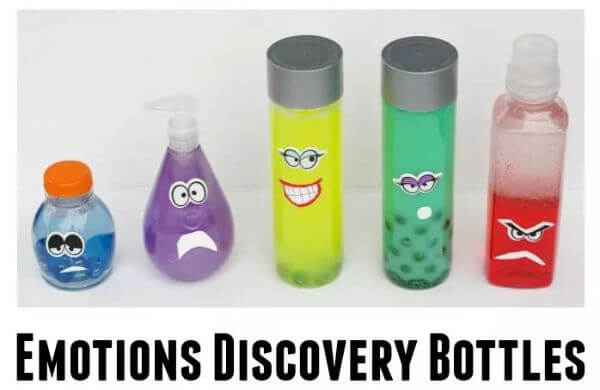 Emotions Discovery Bottles Craft For Kids Social-Emotional Learning Activities For Preschoolers