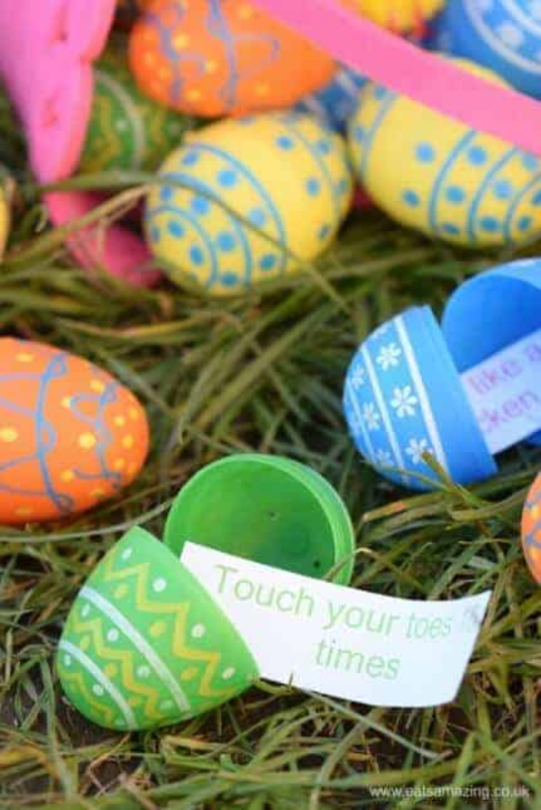 Fun Activities with Plastic Easter Eggs Energy Burning  Egg Hunt Activities  For Kids
