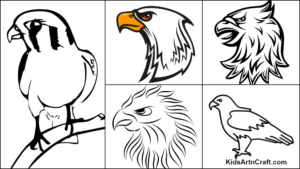 Falcon Coloring Pages For Kids – Free Printables - Kids Art &amp; Craft
