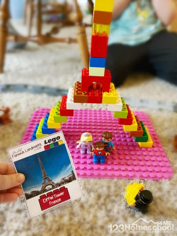 LEGO Games & Activities for Kids Lego Famous Landmarks Challenge For Kindergarten