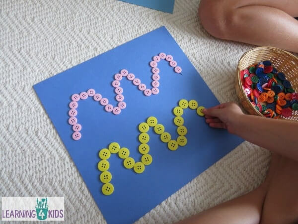 Fine Motor Skills Activities With Buttons