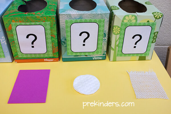 Five Senses Box Touching Activity For Kids