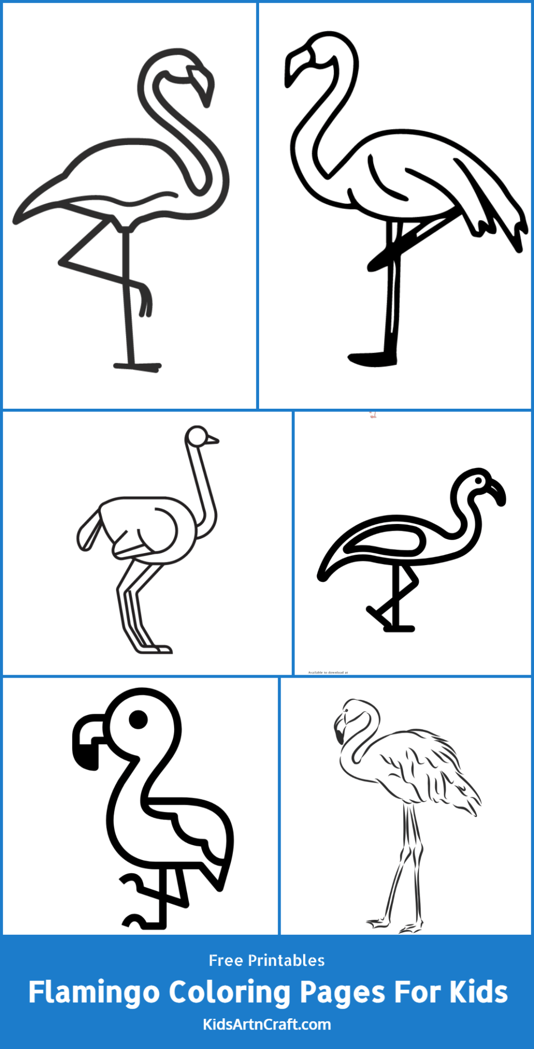 Flamingo Coloring Pages For Kids – Free Printables - Kids Art & Craft