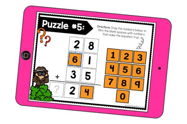 Free Addition & Subtraction Puzzles Digital Activity For Google Slides Free Google Slides for Math Activities