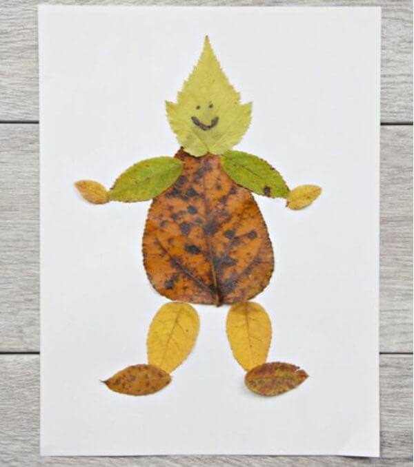 Fun And Easy Leaf People Craft Activity For Kids