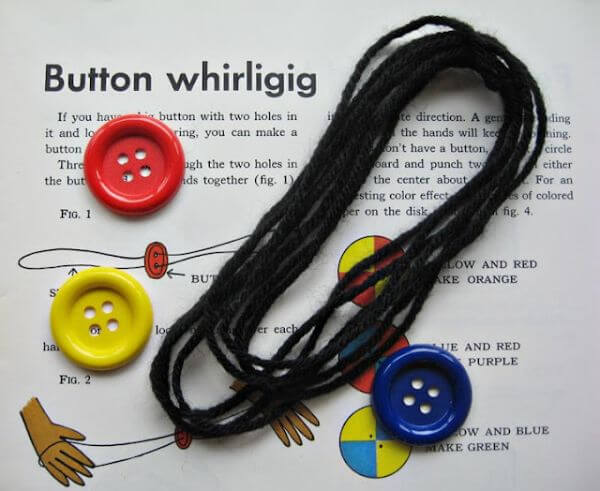 fun Fasten Button Whirligig Activity For Kindergarten 