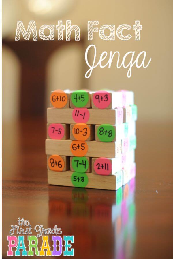 Fun Math Jenga First Grade Game Activites For The Classroom 