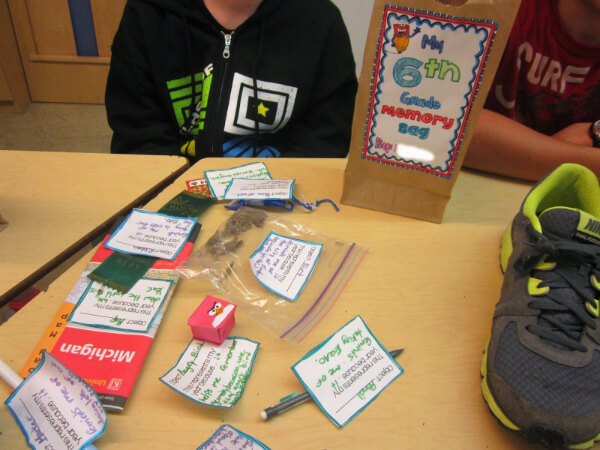 Fun Memory Bag Project In End Of The School
