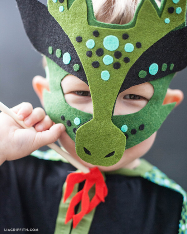 Dragon Crafts & Activities for Kids Halloween Dragon Mask Craft For Kindergarten