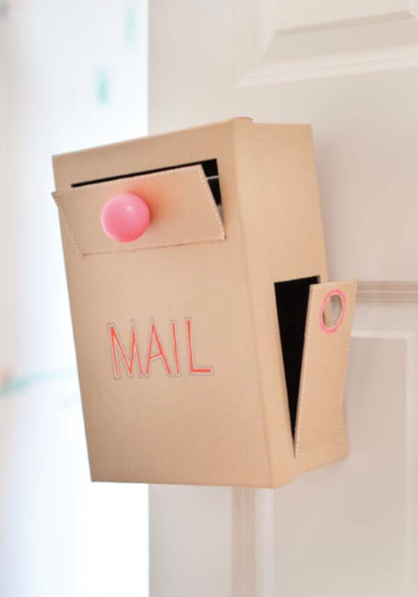 Mailbox Craft Ideas For Kids Hanging Cardboard Mail Box Craft For Kids
