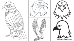 Hawk Coloring Pages For Kids – Free Printables - Kids Art &amp; Craft