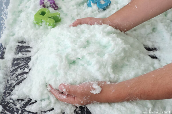 Fake Snow Recipes for Kids How To Make Fake Snow at Home