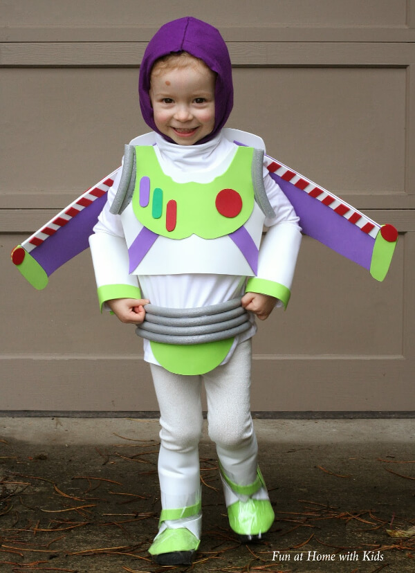 DIY Halloween Costumes for Kids Homemade Kids Buzz Lightyear Halloween Costume