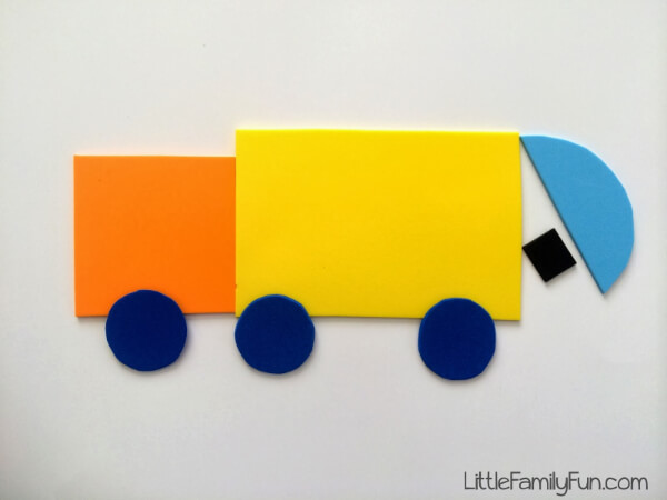 How To Build A Shape Truck Kindergarten Activities for Teaching Shapes