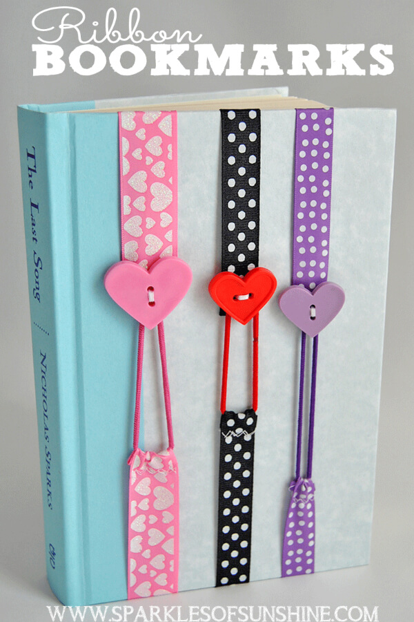 How To Make Ribbon Bookmarks DIY Bookmarks for Students