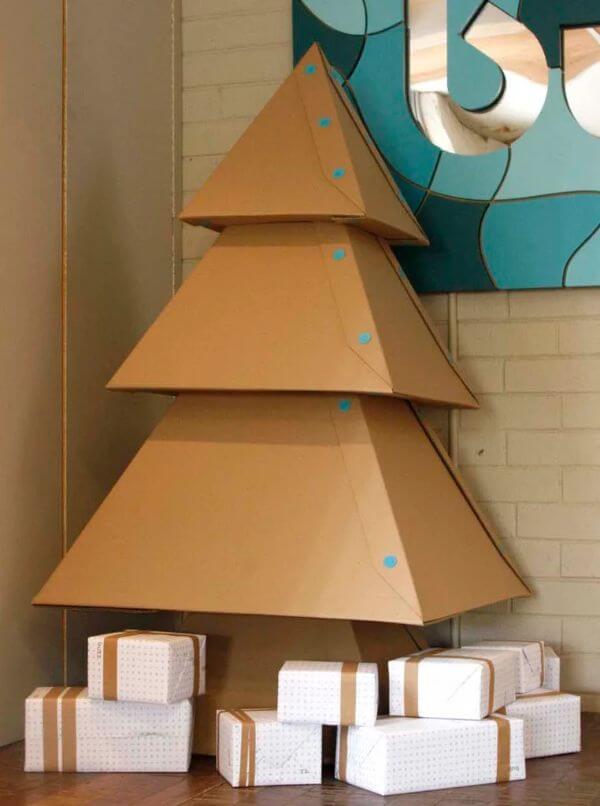 How To Make A Cardboard Christmas Tree Project Christmas Tree Ideas for School Projects