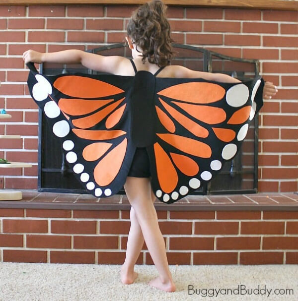 DIY Halloween Costumes for Kids How To Make Butterfly Wings For Halloween