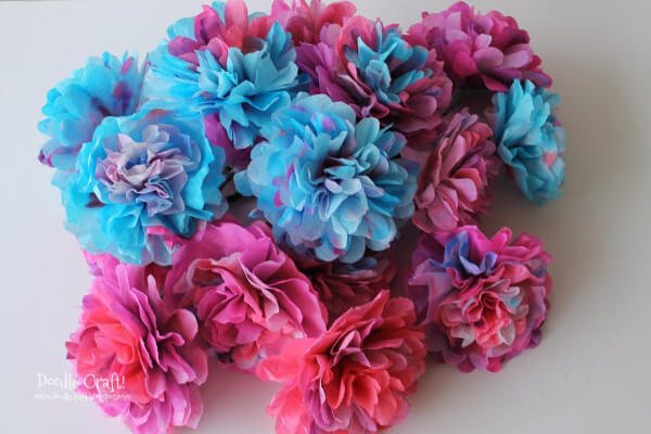 How To Make Coffee Filter Flower